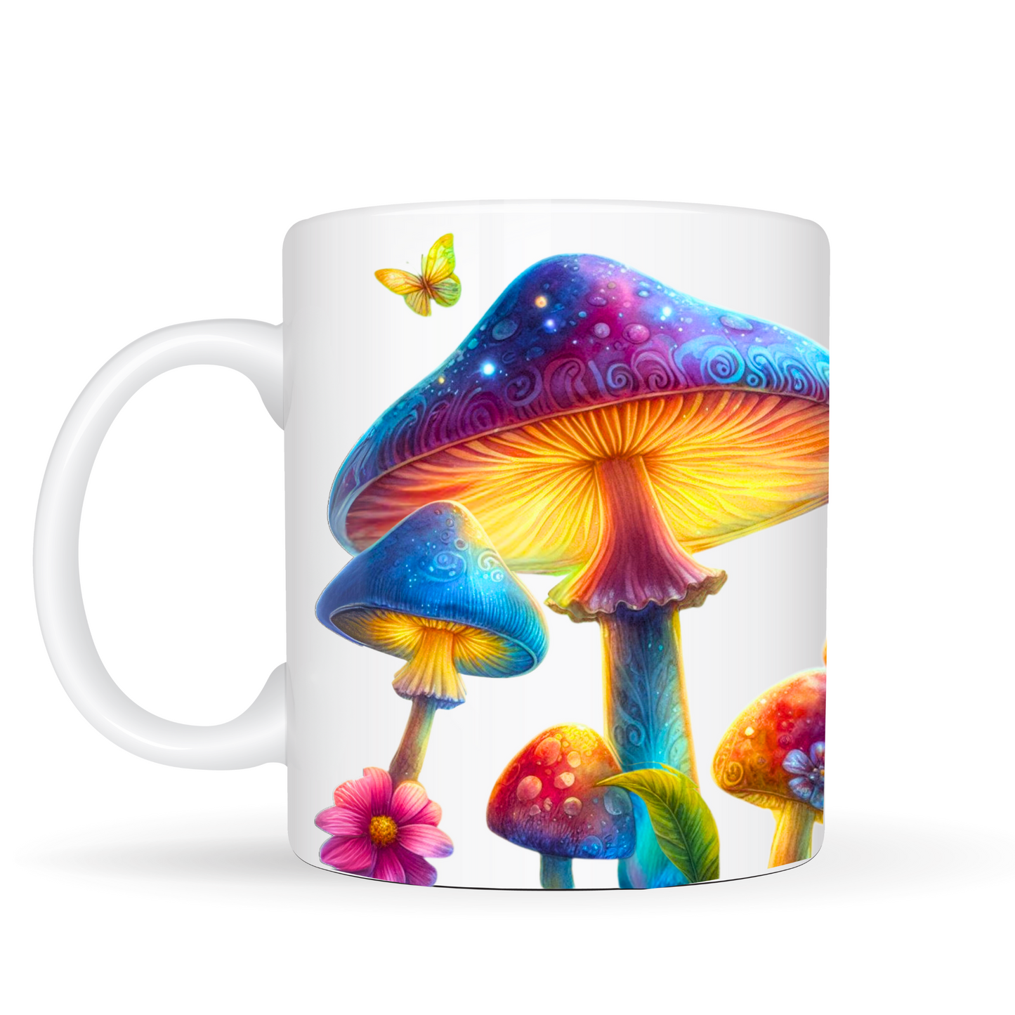 Colorful Mushroom Garden 15oz Mug