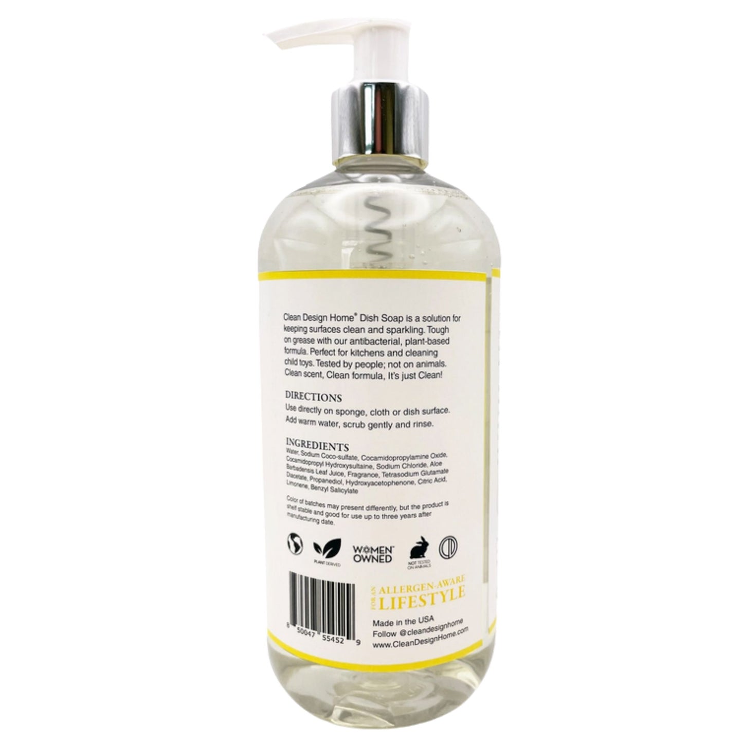 Dish Soap by CLEAN DESIGN HOME® Citrus 16oz