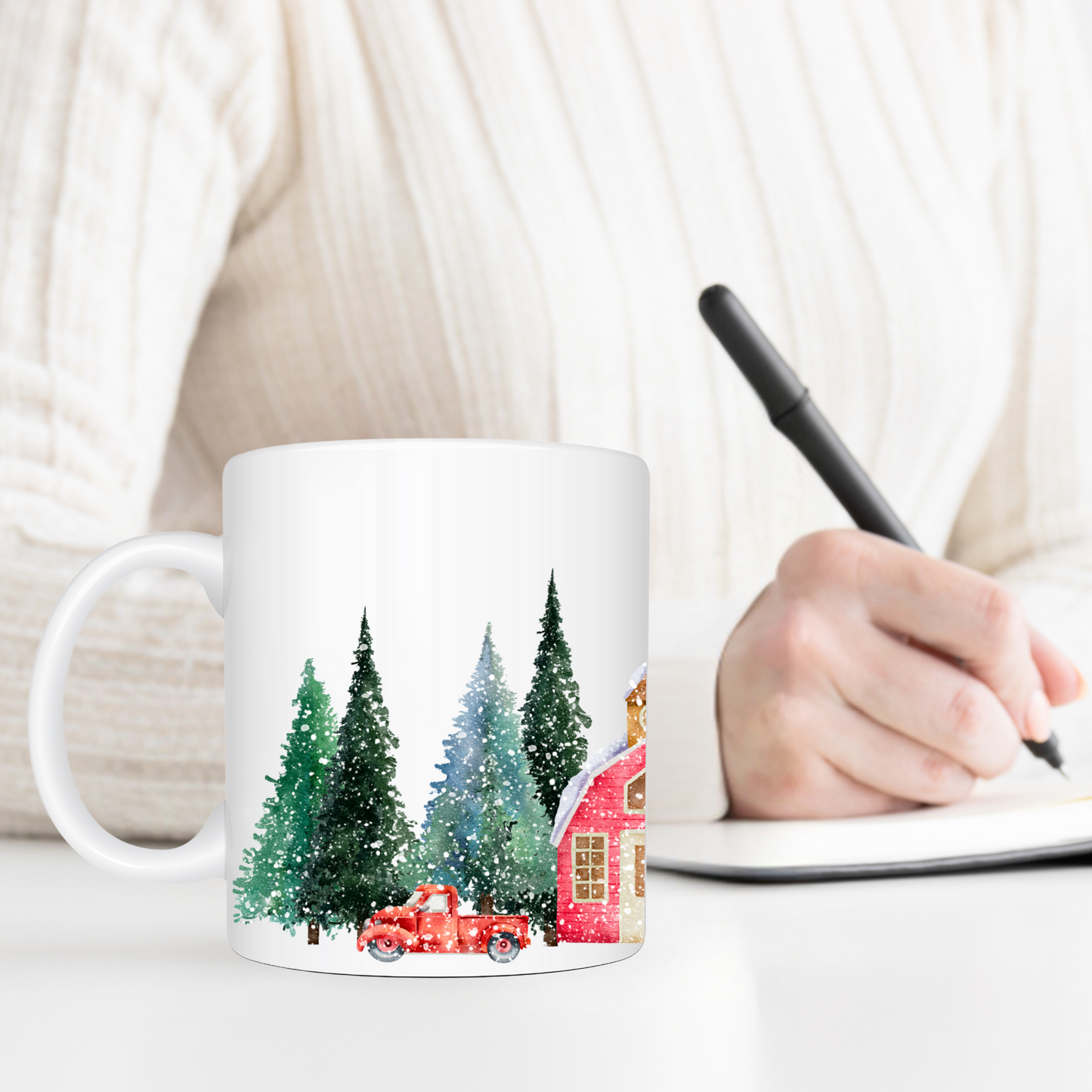 Winter Village Mug - 15oz
