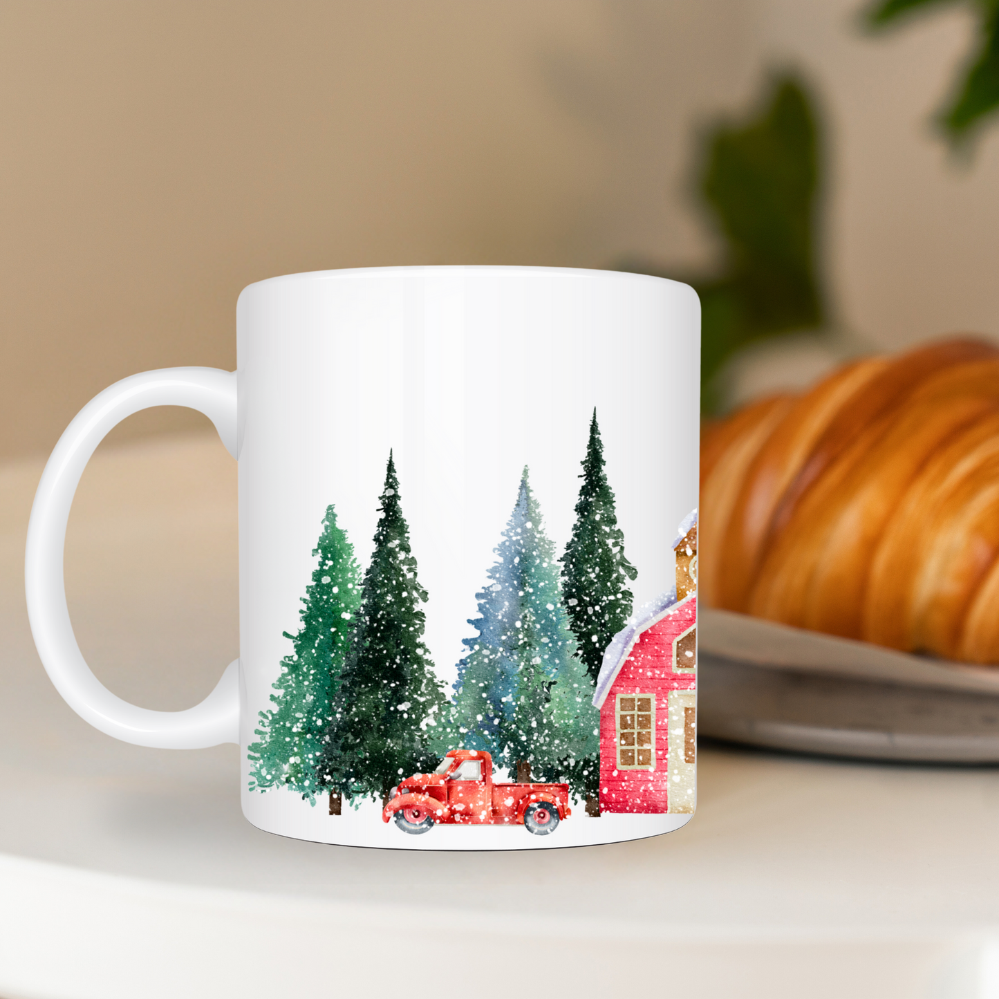 Winter Village Mug - 15oz