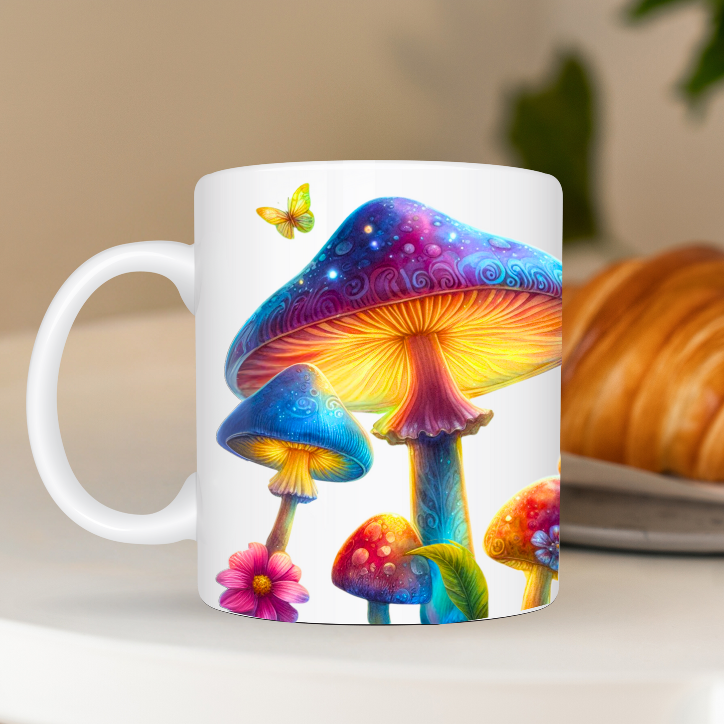 Colorful Mushroom Garden 15oz Mug