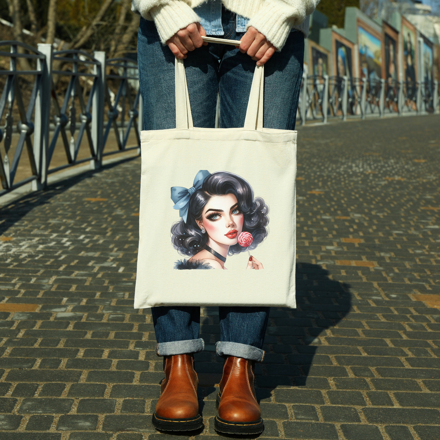 Sweet Nostalgia 4 Tote Bag - 15in H x 15in W