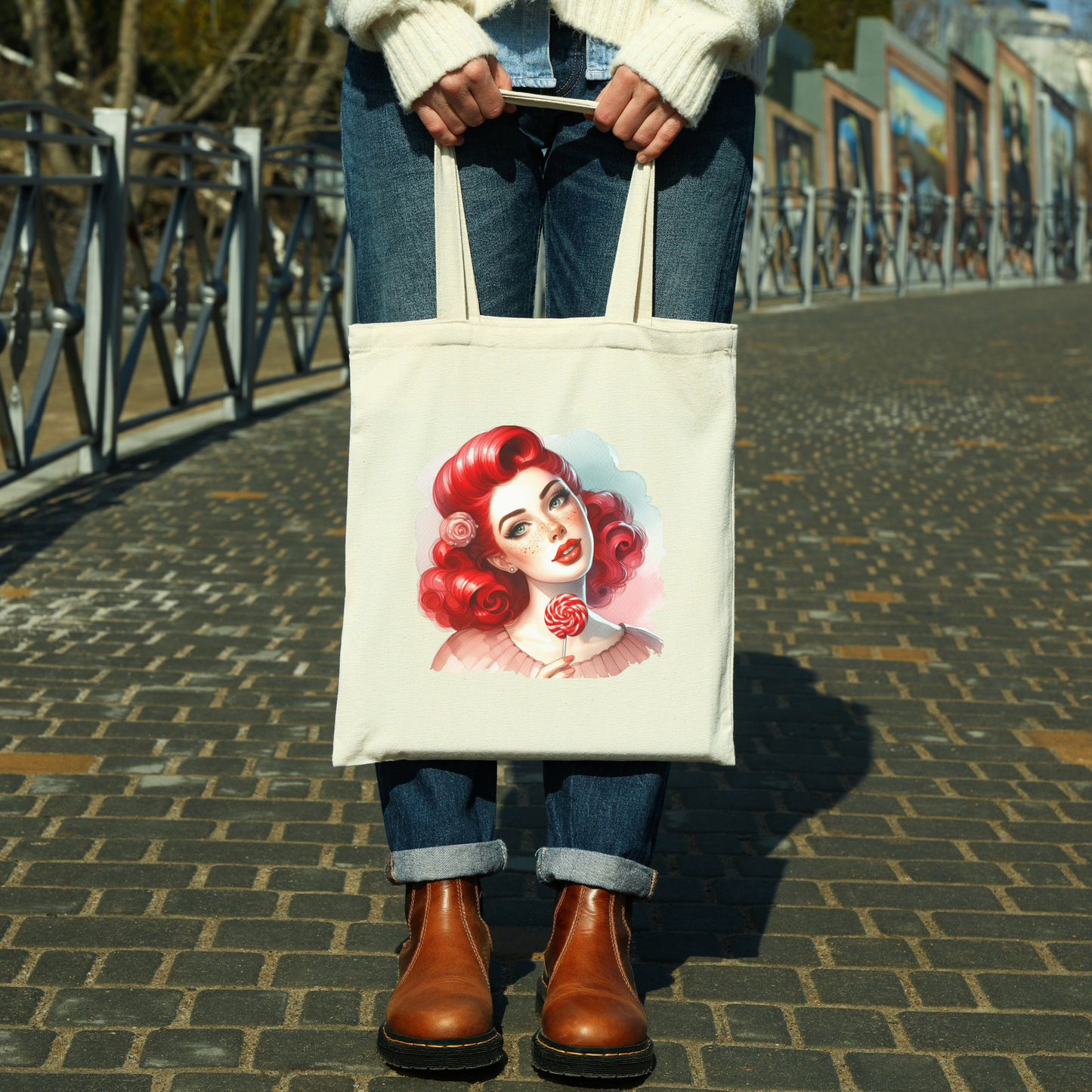 Sweet Nostalgia 3 Tote Bag - 15in H x 15in W